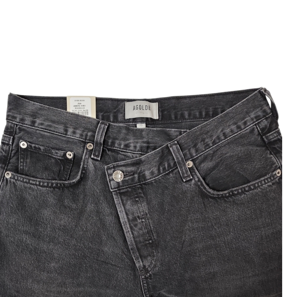 Agolde Shambles High Rise Criss Cross Jeans - Picture 3 of 12